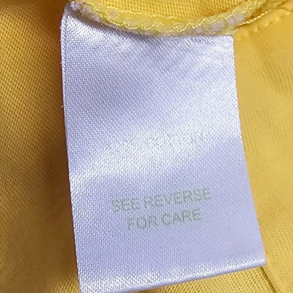 Lilly Pulitzer Womens Slit Front Tank Top Size XS Yellow Stitching Neckline - Picture 7 of 9